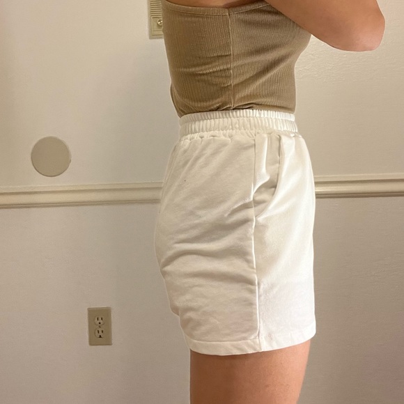 SHEIN Sweatshorts, Size Small, White - Picture 3 of 6